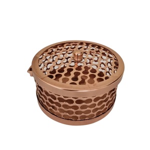 Brûleur d'encens moustique fini personnalisé boîte arrondie couvercle fabriqué à la main porte-bobine moustique pour intérieur maison utilisé. - Product Image 6