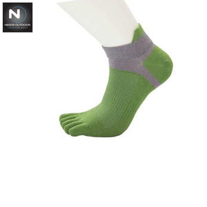 1 Pair Casual Men Unisex Professional Compression Socks Short Mesh Sports Running Five Finger <b>Toe</b> Socks by NEEDS OUTDOOR - Product Image 5