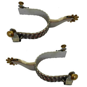 Espuelas de Equitación de Acero Inoxidable de Alta Calidad Personalizables para Botas Vaqueras, Productos Ecuestres de Calidad - Product Image 1