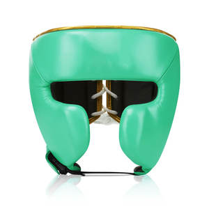 Casque de boxe anti-rides pour hommes en cuir de qualité supérieure, durable, respirant, réglable, avec visière transparente, pour usage décontracté, dernières conceptions - Product Image 1