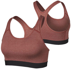Soutien-gorge de sport sur mesure pour femmes grandes tailles, pour le yoga et la salle de sport, maintien élevé, sans couture, respirant, logo frontal personnalisable - Product Image 1