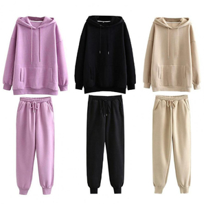 Women's Winter Tracksuits Gym Skinny <b>Legging</b> Two Piece Set Jacket Long Sleeve Zipper Sweatshirt <b>Flare</b> Pants Joggers - Product Image 3