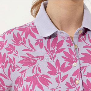 เสื้อซับลิเมตของผู้หญิงเสื้อพิมพ์ลายผ้าฝ้ายแบบกำหนดเอง - Product Image 3