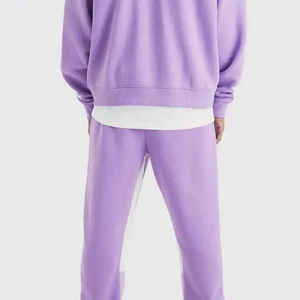 Vêtements d'hiver décontractés vintage pour hommes Ensemble short à capuche deux pièces 100% coton biologique Streetwear Logo personnalisé sérigraphié - Product Image 4