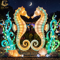 Installation clé en main de lanternes sur le thème de l'océan pour parcs d'attractions avec fabrication sur mesure et installation mondiale