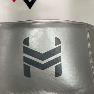 Protège-génitales en cuir de vachette véritable argenté, absorbant les chocs, pour le kickboxing et les arts martiaux, multi-couches - Product Image 6