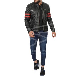 Chaqueta de cuero de calidad superior para hombre estilo con chaqueta de cuero Original 100% chaquetas de cuero suave para hombre - Product Image 1