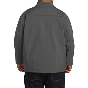 High Quality Men's Coated <b>Canvas</b> Softshell Jacket OEM Waterproof Custom Polyester Spandex Sports Wholesale - Product Image 3