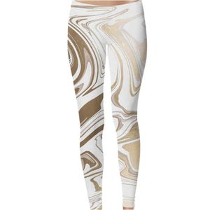 Leggings de fitness pour femmes en spandex/polyester sur mesure avec logo, taille mi-haute, cordon de serrage, uni, respirant, de haute qualité, vente en gros - Product Image 5