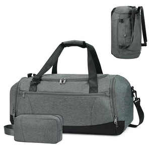 Bolsa de gimnasio de alta calidad Bolsa de viaje por servicio OEM Nylon/poliéster unisex con cierre de cremallera de material de neopreno duradero - Product Image 1