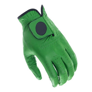 Cabretta Leather Brand Logo Guantes de golf Cuero sintético Capacidad personalizada Parche de goma Hombres Golf Grip - Product Image 4