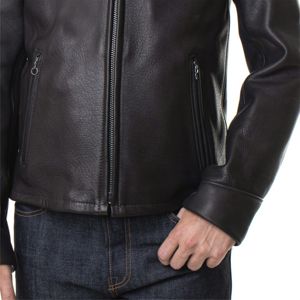 Adjustable Price Men Leather <b>Jacket</b> Anti Wrinkle Premium Quality breathable lightweight Men Leather <b>jacket</b> for men - Product Image 5