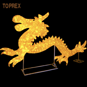Nouvel an festival chinois lanterne dragon décorations suspendues led acrylique chinois dragon lanterne à vendre - Product Image 1