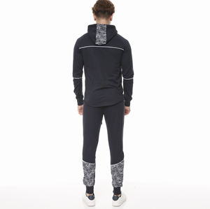 Pantalones de chándal recortados de algodón 600 Gsm de alta calidad para hombre, Conjunto de sudadera con capucha, ropa de calle de gran tamaño, fabricante de chándal de poliéster - Product Image 4