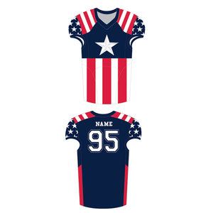 Achetez Offre Spéciale Best 2023 Maillot de football américain de qualité supérieure Design Your Own Unisexe All Size Youth Adult - Product Image 2