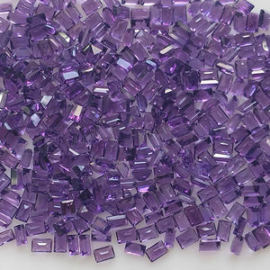 Améthyste africaine naturelle 3x2MM, coupe baguette, pierres précieuses en vrac de la meilleure qualité pour la fabrication de bijoux - Product Image 2