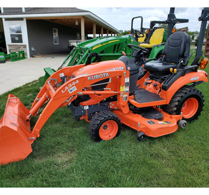 Big Kubota HGEWY <b>Mini</b> Garden Tractor Self-Propelled Gasoline <b>Lawn</b> <b>Mower</b> Grass Box Industrial - Product Image 3