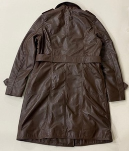 Ropa de talla grande para mujer Chaqueta de cuero genuino de alta calidad Abrigo Mujer Cuero largo - Product Image 3