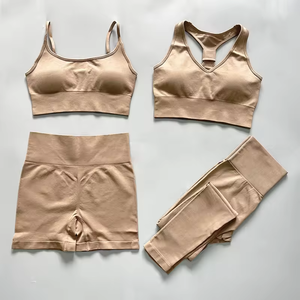 Conjunto de Leggings Deportivos de Cintura Media con Estampado Personalizado para Mujer, Talla Grande, para Gimnasio, Yoga, Cintura Elástica, Leggings Ajustados y Sujetador Deportivo - Product Image 6