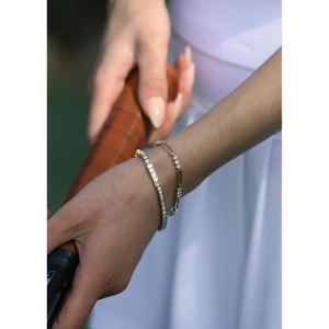 Karina Trio Diamond Bracelet Elegant & Luxurious Diamond <b>Bangle</b> for Women - Product Image 4