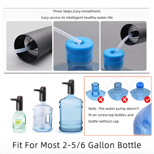 Bomba de Agua Eléctrica Portátil Recargable por USB, Dispensador de Agua Fría de Plástico para Instalación en Escritorio, para Exteriores, Automóviles y Hoteles - Product Image 5