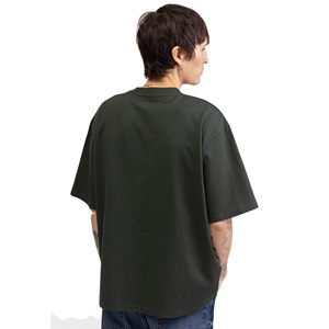 T-shirt Homme Oversize à Épaules Tombantes en Coton Coupe Ample Décontracté Streetwear Été Séchage Rapide Anti-rétrécissement Sérigraphie - Product Image 3