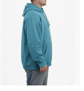 Sudadera con Capucha Extra Grande para Gimnasio, Hombros Caídos, Tejido Grueso de Felpa CVC, Corte Holgado para Hombre, Sudadera con Bolsillo Tipo Canguro - Product Image 4