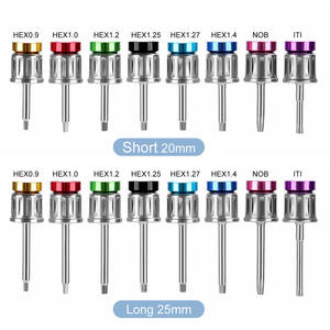 Ensemble d'implant dentaire manuel avec le matériel en acier réutilisable d'instruments chirurgicaux de zircone - Product Image 4