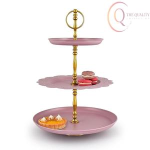 Luxury Metal Cake Stand with Smooth Polished Surface, Perfect for Cupcakes, <b>Pastries</b>, Cakes & Special Occasion Table Décor - Product Image 6