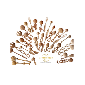 Meilleur choix de cuillère en bois en gros 100% bambou naturel de haute qualité du fabricant Viet Choice fabriqué au Vietnam - Product Image 3
