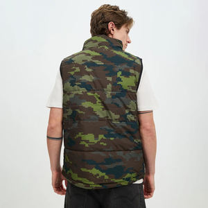 Recién llegado, chaleco acolchado de Color sólido para hombre, chaleco acolchado de alta calidad para hombre, chaleco acolchado bajo MOQ para hombre - Product Image 2