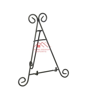 Accessoires de cuisine Support de plaque métallique en fil métallique en fer noir pour support de plaque supérieure de table de cuisine - Product Image 4