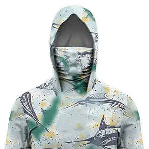 OEM Nouveau 100% Polyester Vêtements de pêche Top Tendance UPF 50 Protection Respirant Séchage rapide Léger Sweat à capuche à manches longues Séchage rapide - Product Image 6