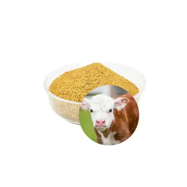 Alimento para ganado ingrediente crudo Harina de gluten de maíz alto en proteínas para la cría de ganado y vacas