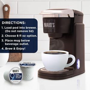 Cápsulas de Café Francés Tostado Maud's, 200 Unidades, Café Tostado Oscuro en Cápsulas Individuales – Café 100% Arábica - Product Image 3