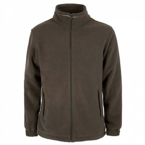 Vente en gros au meilleur prix 2025 nouveau design 100% coton polaire lourd 450 GSM Slim Fit Zip-up veste vierge pour hommes avec poches - Product Image 3