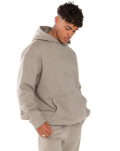 Sudadera con Capucha Personalizada OEM 2026, Color Beige, Talla Grande para Hombre, 100% Algodón, Logotipo Impreso, Material de Felpa, Sudadera Extra Grande Personalizada para Caballeros - Product Image 4