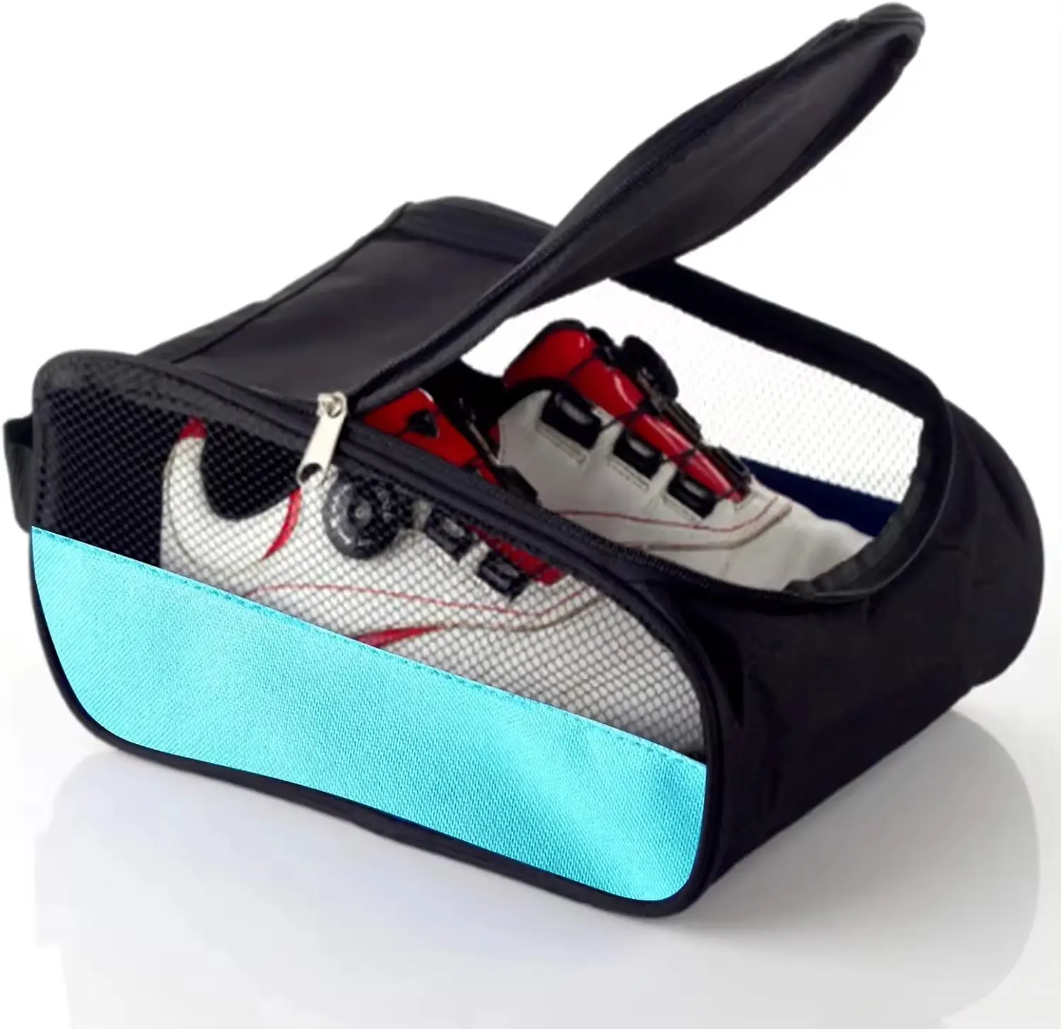 Borsa per scarpe da Golf impermeabile alla moda Design personalizzato traspirante Unisex sport Outdoor Oxford in tela di Nylon Sneaker