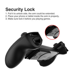 Manette de jeu sans fil BT SZZR PG-<span class=keywords><strong>9083S</strong></span> améliorée avec moteur de vibration, 15 heures d'autonomie, 30 jours en veille pour jeux iOS/Android - Product Image 3