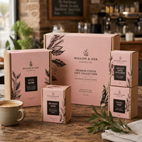 Boîtes cadeaux personnalisées AT PACK pour café, pour Noël ou le Black Friday, emballage en papier recyclable pour coffret cadeau de tasse à café
