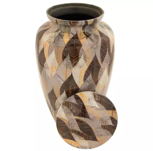Urna de cremación de aluminio recubierta de esmalte, calidad prémium, la mejor oferta, con larga durabilidad, diseñador de desierto y río - Product Image 6