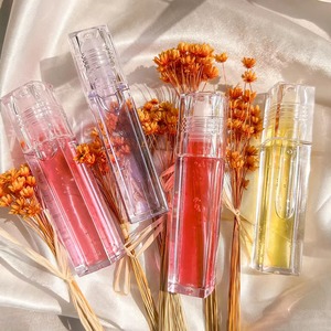 Huile de soin des lèvres à base de plantes teinte naturelle sans cruauté aux animaux OEM ODM paillettes pour les lèvres jojoba cosmétique Vente en gros avec logo personnalisé - Product Image 2