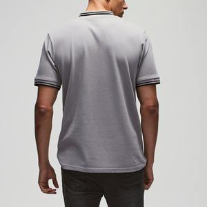 Customized Professional Supplier t <b>Shirt</b> Polo Standard Jacquard Ribbing <b>Collar</b> Cotton Button up polo <b>Shirts</b> - Product Image 4