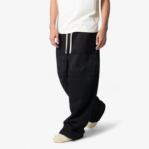 Factory Price Men Casual Baggy <b>Trousers</b> 100% Cotton Custom Design Loose Fit Durable Breathable Bulk Orders - Product Image 4