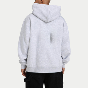 Sudadera con Capucha de Algodón de Alta Calidad para Hombre, Sudadera Holgada de Invierno con Hombros Caídos, Tejido Grueso, Estilo Baggy - Product Image 3