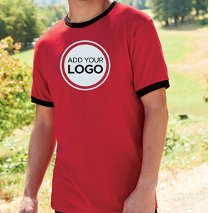 เสื้อยืดคอกลมแบบยูนิเซ็กซ์ 65% โพลีเอสเตอร์ 35% ริงเกอร์ - Product Image 3