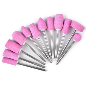 Màu Hồng nhôm Oxit Bóng đầu mài đầu với đá điểm OEM - Product Image 1