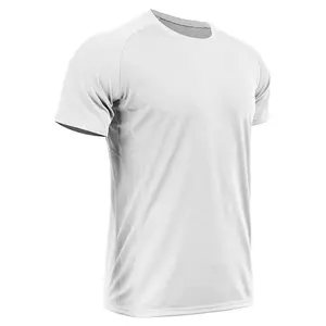 Camiseta de algodão de bambu, camiseta masculina de luxo barata com tela de impressão