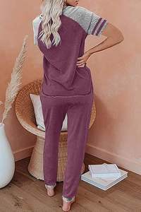 Chándales personalizados para mujer, conjunto de Sudaderas con cuello redondo y pantalones de chándal acampanados de entrenamiento de 2 piezas, chándales de alta calidad para mujer - Product Image 6