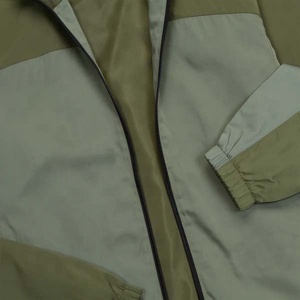 High Quality Reversible Windbreaker <b>Jacket</b> <b>Men</b> Lightweight Breathable Canvas Hooded Plus Size <b>Summer</b> Waterproof Zipper - Product Image 4